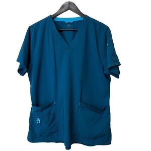 Carhartt Force Medical Scrub Top - Dark Teal - Size L